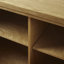 Armoire de rangement géométrique en bois à 2 portes avec tablettes réglables Paige