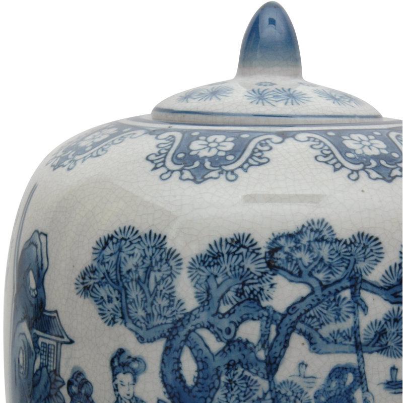 Pot en porcelaine Pomona, Bleues