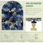 Ensemble de 4 pièces de Noël pré-éclairé - arbre de Noël artificiel, guirlande, couronne et 2 arbres d'entrée avec lumières DEL