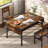 63" Folding Dining Table, Expandable Kitchen Table with Drop Leaf for Kitchen and Dining Room
