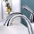 Z Collection Single-Handle Deck-Mount Mid-Arc Lavatory Bathroom Sink Faucet with Drain Assembly - Chrome Polished-36865957