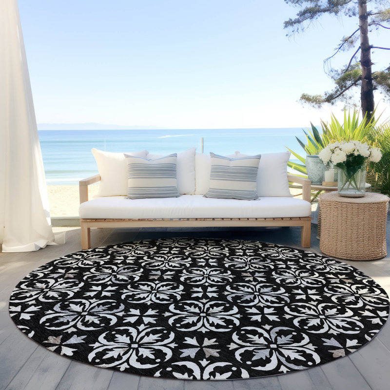  Maliana Area Rug, Round 8'