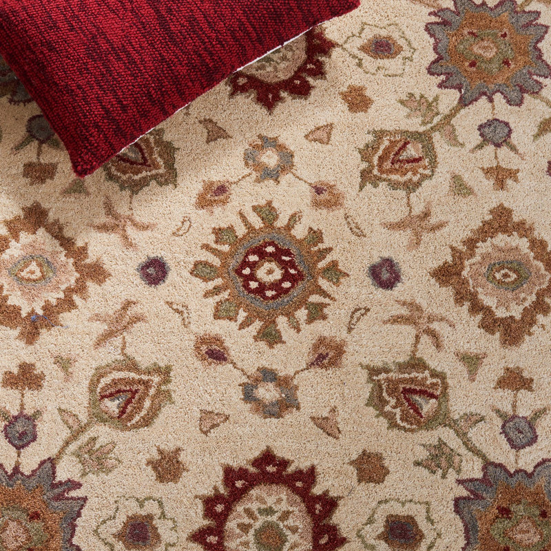 Coltun Hand Tufted Wool Pile Oriental Rug, Rectangle 2' x 3'