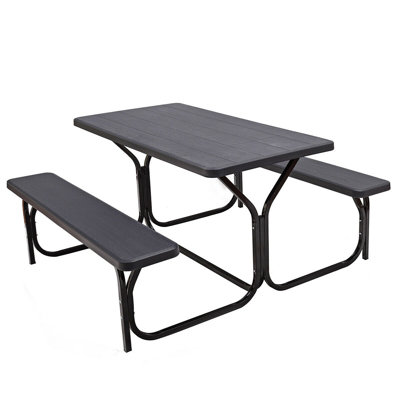 Erwinville Patio Dining Set with Rectangular Table