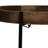 Handcrafted Mango Wood Accent Table With Foldable Iron Legs And Adjustable Wooden Tray, 22in W X D End 22.62" 26.3