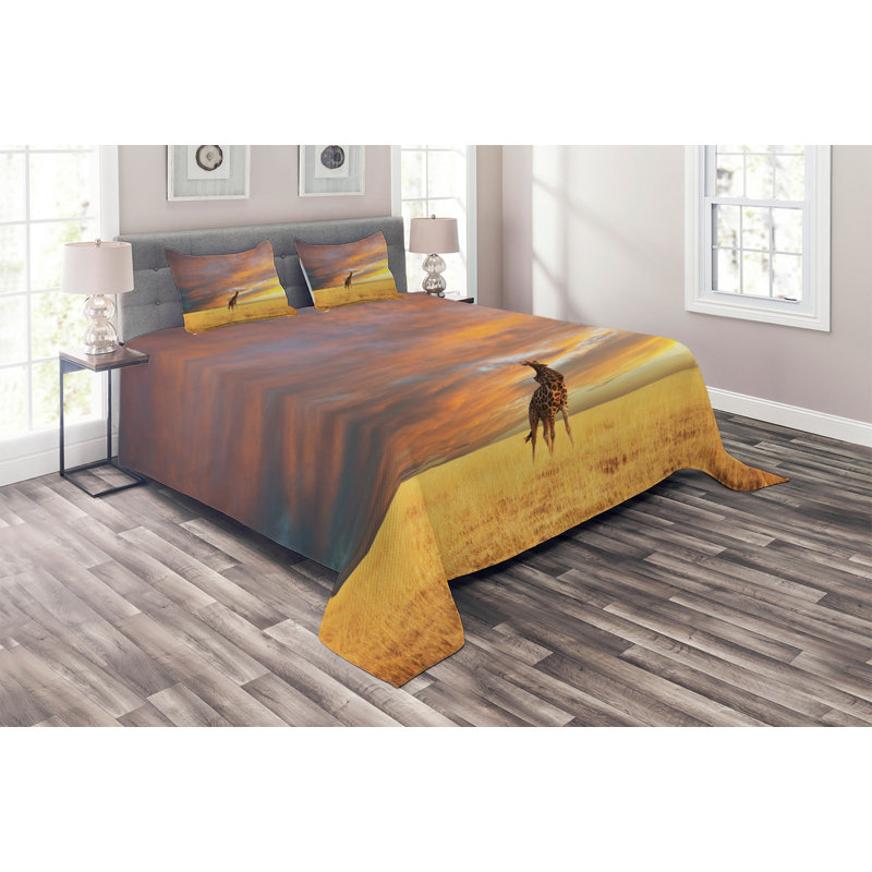 Coverlet, King Bedspread + 2 Shams