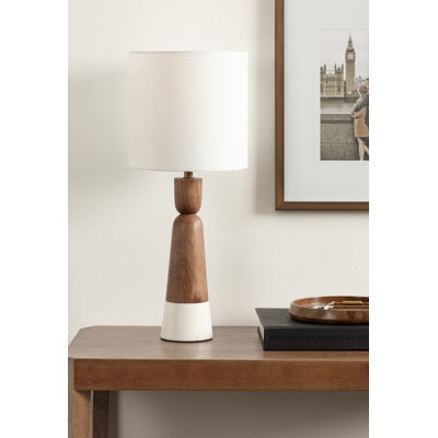 Ceallach Modern Hourglass Bedside Table Lamp