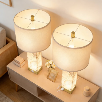 Ensemble de 2 lampes de table Scenekoy Modern