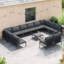 Vidaxl Garden Sofa Set 12 Pcs Anthracite Steel