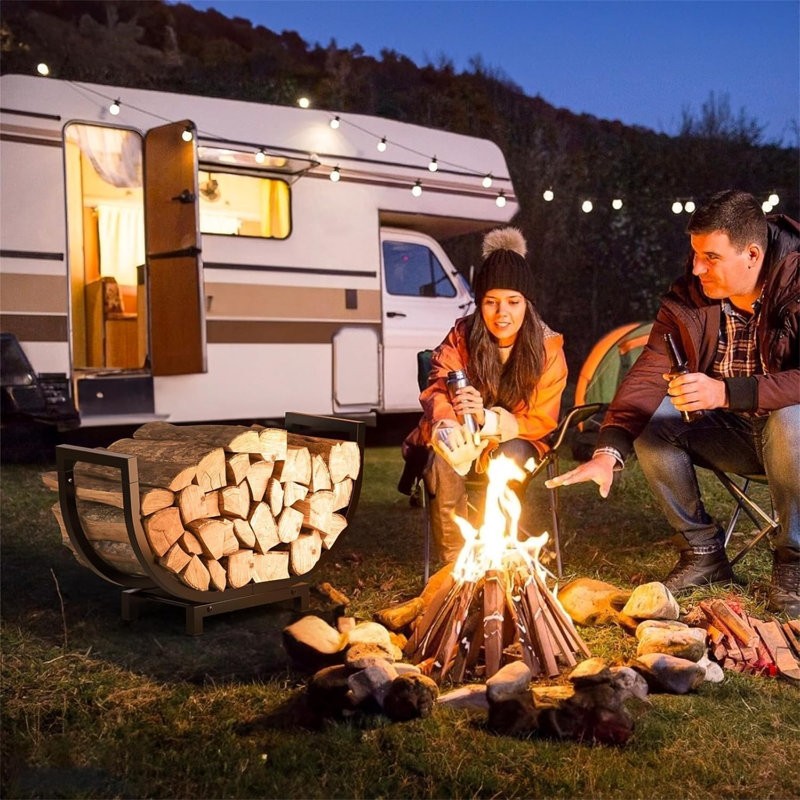 60cm W Metal Log Rack