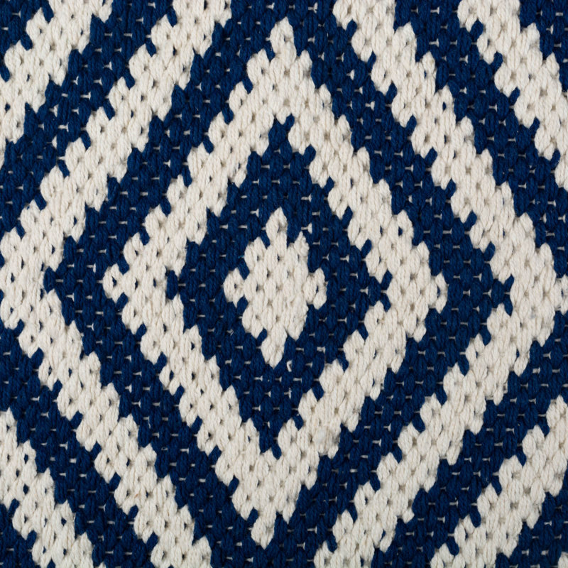 Quentin Indoor Doormat, Ivory/Navy