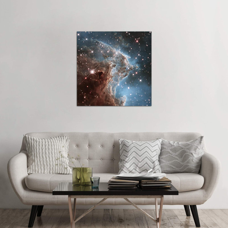 NGC 2174 (Monkey Head Nebula) (Hubble Space Telescope 24th Anniversary Image) by Nasa - Wrapped Canvas Print