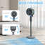 17 Stories 95cm Oscillating Pedestal / Standing Fan Fan with Remote Included-1973607206