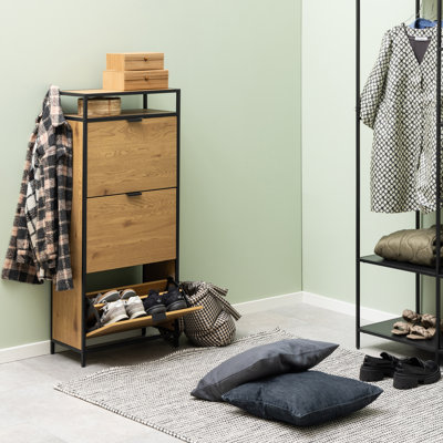 12 Pair Shoe Storage Cabinet