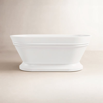 Athena 59" Freestanding Soaking Acrylic Bathtub