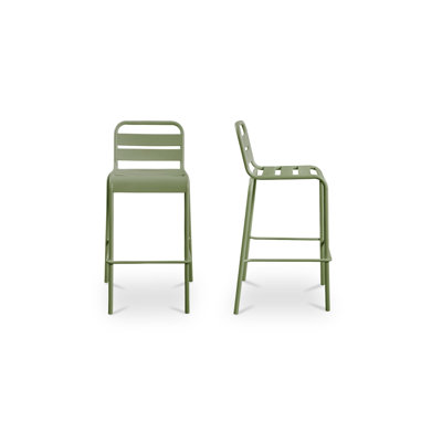 Kade Outdoor Bar Stool Set of Two