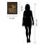 Art mural Tropical Elegance - 22 po x 26 po - Cadre chocolat foncé