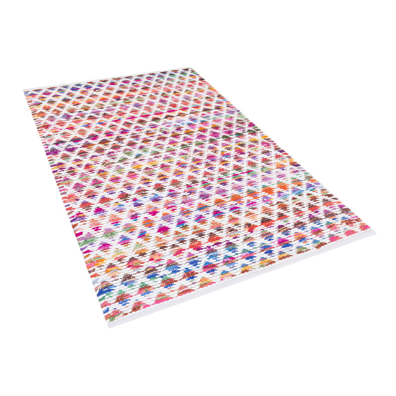 Geometric Hand Woven Area Rug, 140cm W x 200cm L