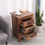 40cm W Manufactured Wood Bedside Table