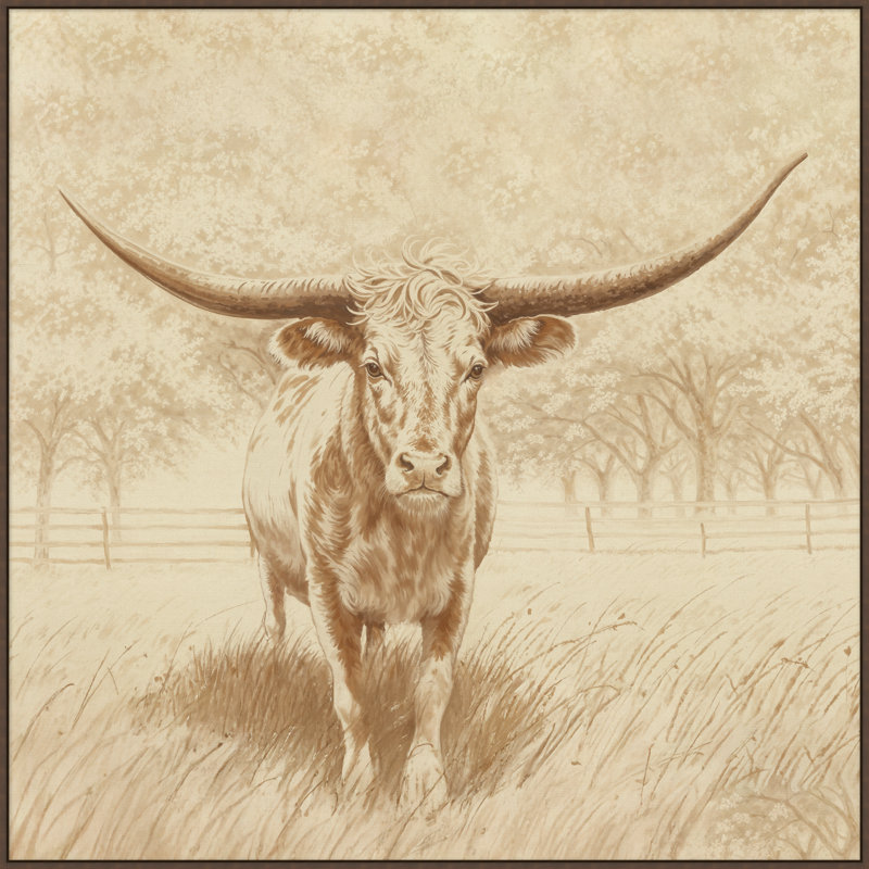 Steer in the Field