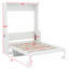 Lit escamotable avec bureau, lumières DEL et station de charge USB-211868600