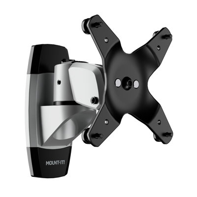 Montez-le! Support mural pour moniteur complet à mouvement complet de qualité supérieure | Support de fixation modulaire à dégagement rapide pour écrans de 34 po ou moins, argent