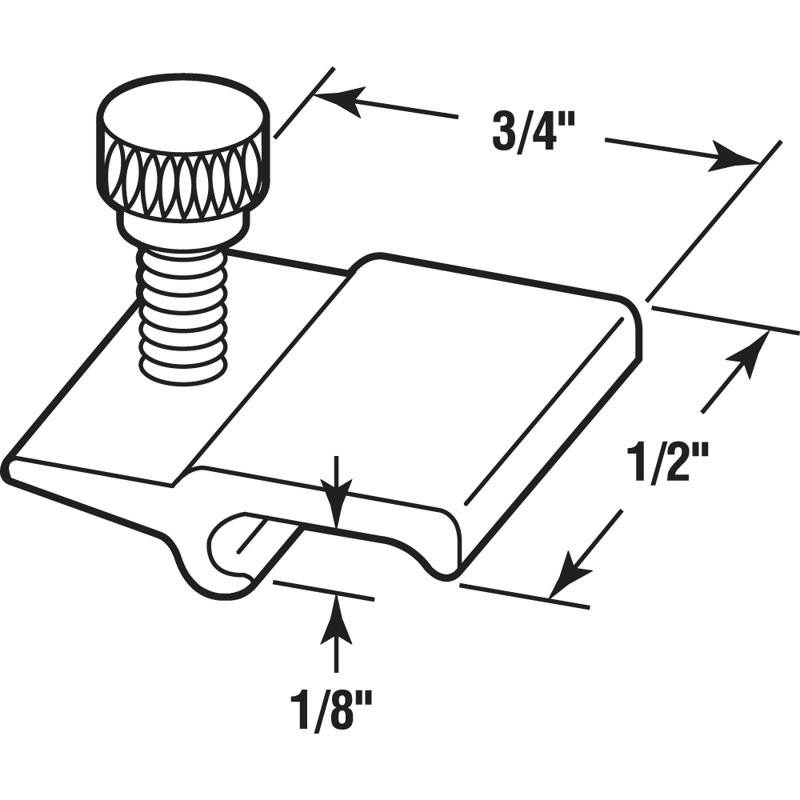 Prime-Line Storm Door Panel Clips