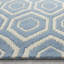 Carlane Geometric Wool Hand Woven Area Rug-20765138