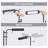 24.5" Adjustable Height Industrial 3CCT LED Reading Table Lamp in Black-1685568134