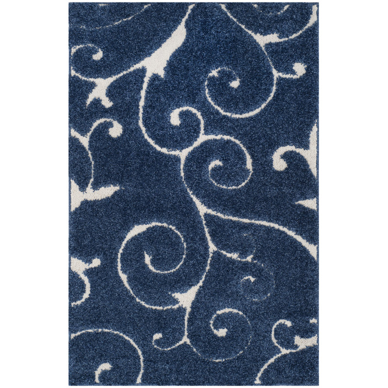 Atterberry Damask Area Rug, Rectangle 99 x 160 cm