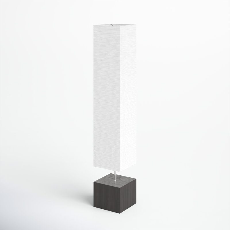 Hanscom 58'' Black Column Floor Lamp