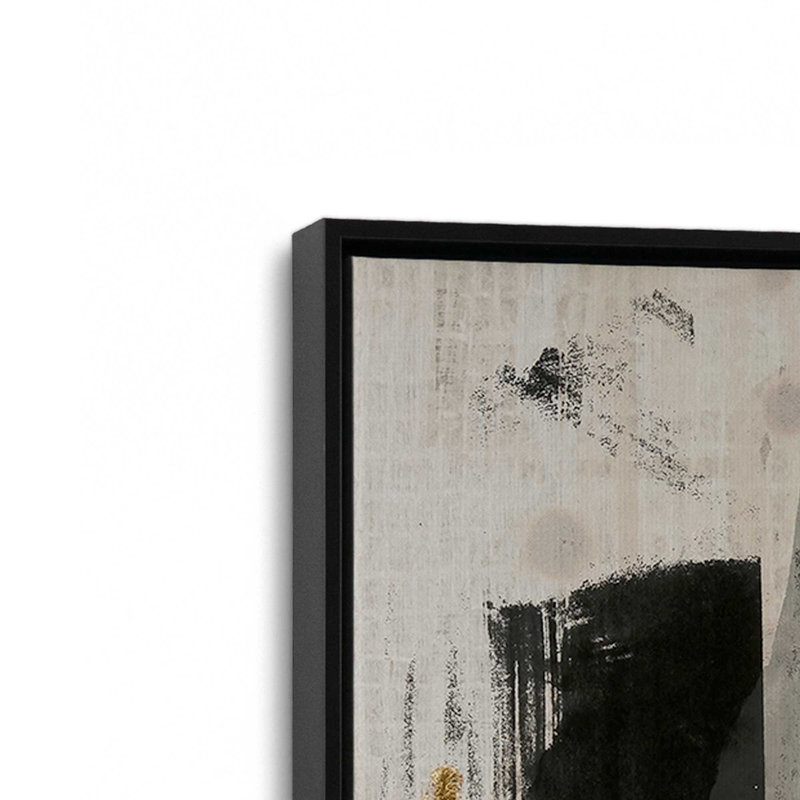 Impression sur toile, "Pattern Emotion I" par June Erica Vess, H 36 po x l 24 po, Floater Framed Print without Mat Canvas