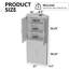 Corner Storage Cabinet, Stackable Corner Shelf for Living Room, Bedroom, Kitchen, Solid Wood Veneer-1268302932-1271325364-1269999810
