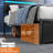 Twin Bed with 2 Drawers and Open Storage Headboard, Adjustable LED Light and Charging Station, No Box Spring Needed-289183715-289183714