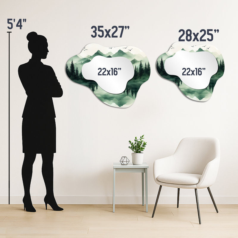 Miroir mural Rustic, 25 po x 28 po