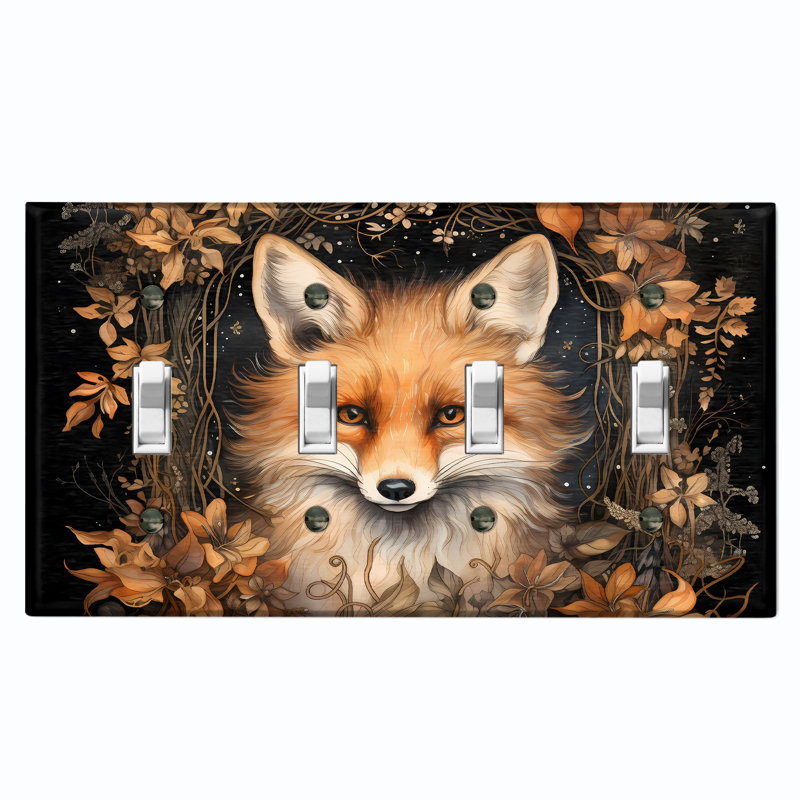 Plaque murale à 4 bandes avec thème nature
