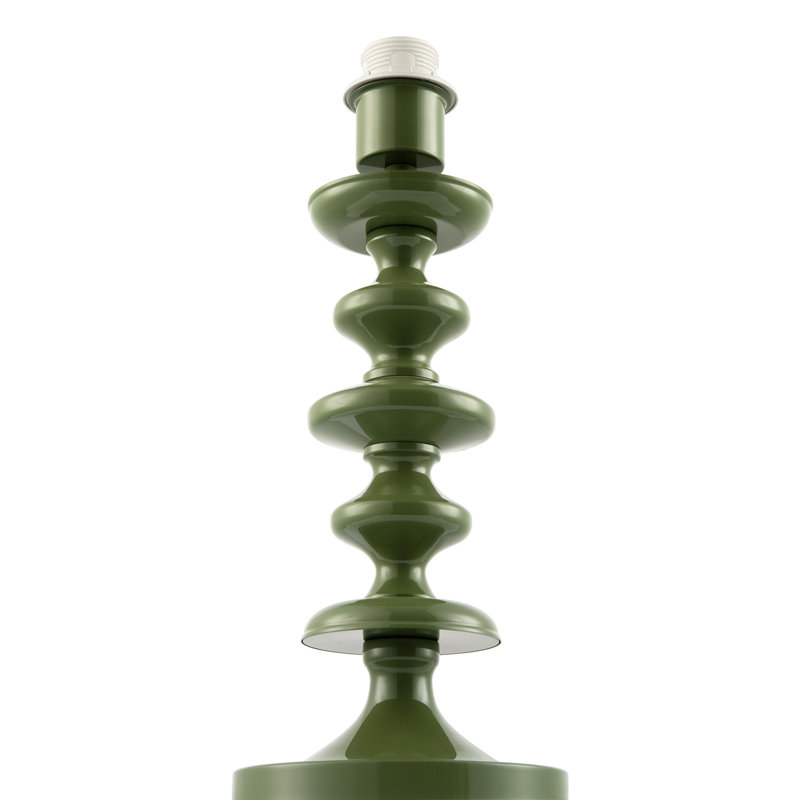 Metal Table Lamp, Olive