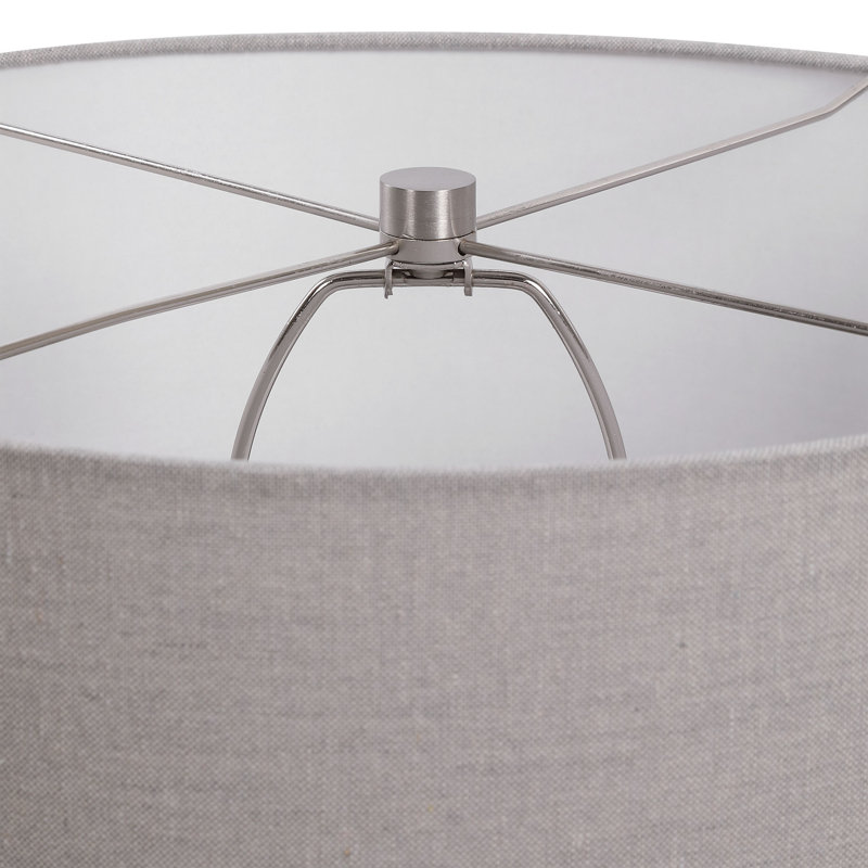 Lampe de table en nickel 26 po Spruill
