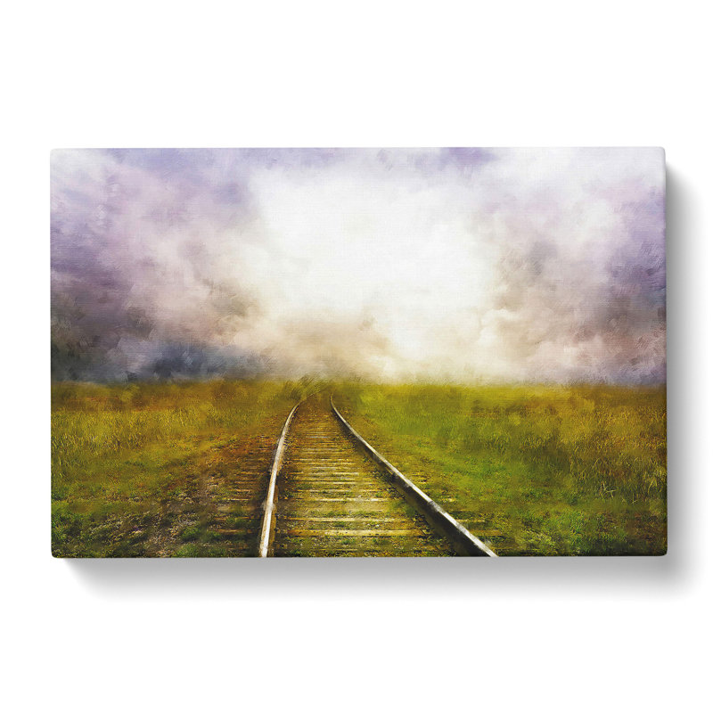 Train Tracks Vol.1 - Wrapped Canvas Print, 35cm H x 50cm W x 3cm D