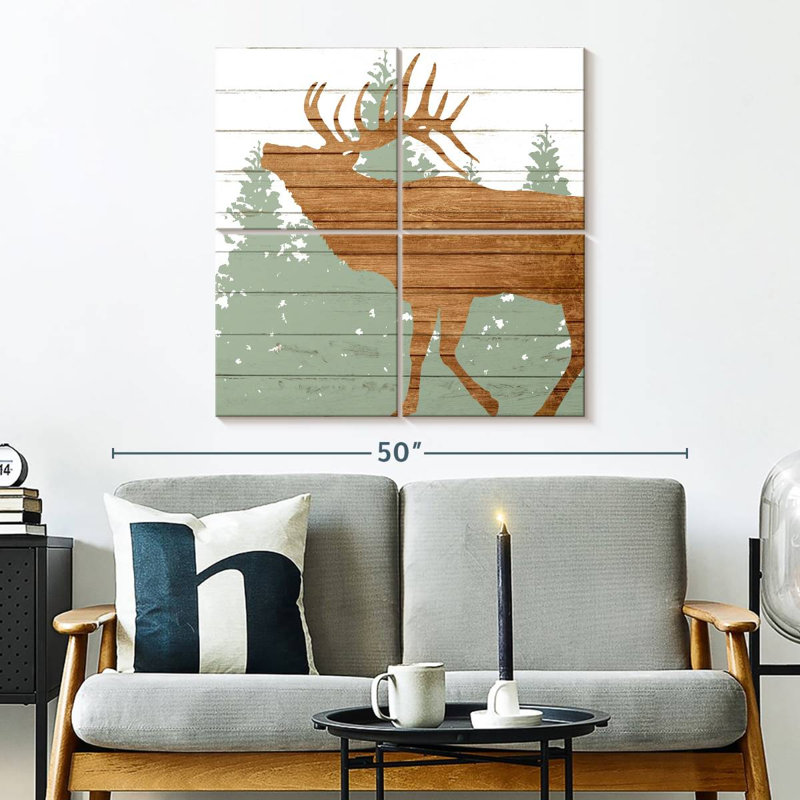 Brampt Woods III, 32" H x 32" W