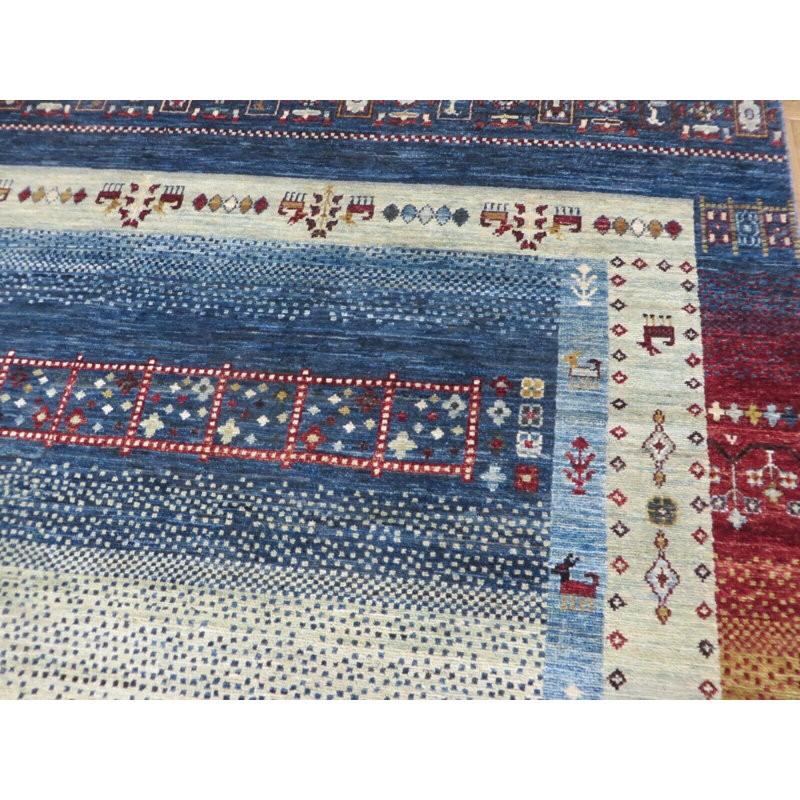 Tapis multicolore 6 pi 7 po x 9 pi 11 po One-of-a-Kind