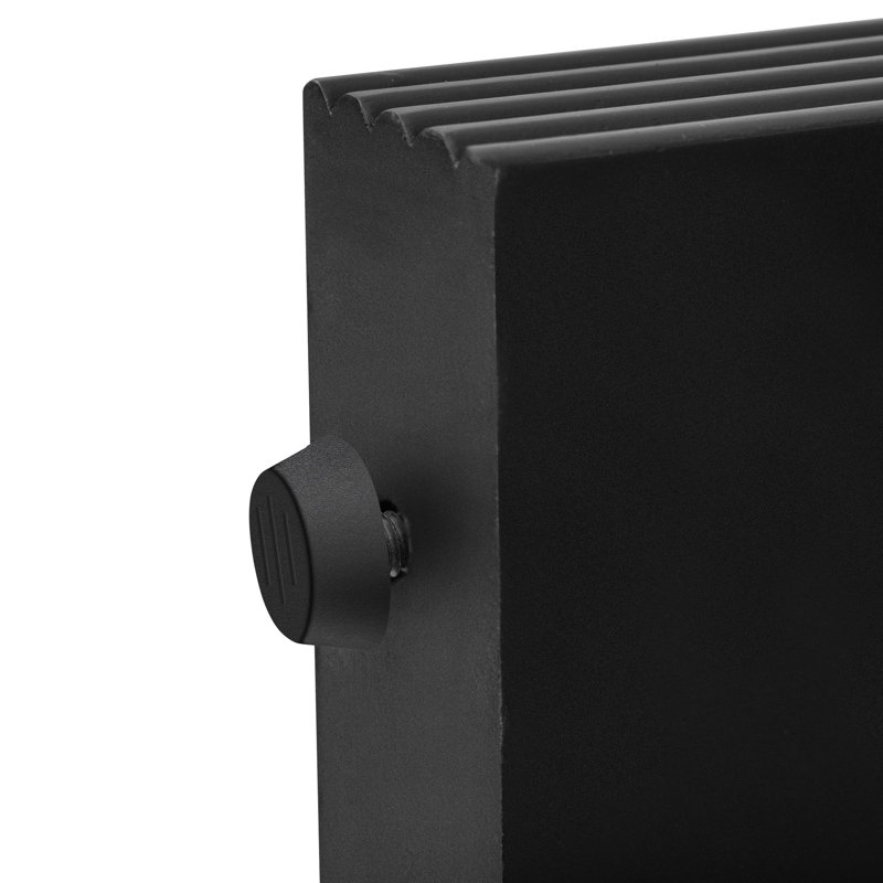 Console avec capacité de poids de tiroir de 22 lb - Design élégant et compartiments noirs, Noir