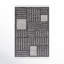 Flore Geometric Handmade Kilim Wool/Cotton Area Rug in Black/Ivory-1155923909