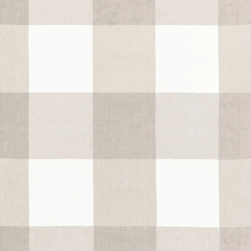Key Largo Check Fabric, Black/Gray