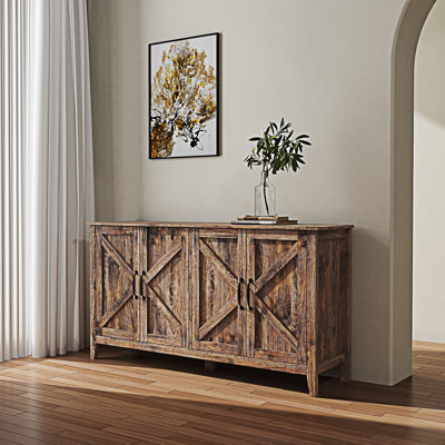 Freestanding TV Media Stand with Storage