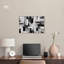 "Melosa", art mural moderne abstrait noir et blanc par Art Remedy-104439455-104439451