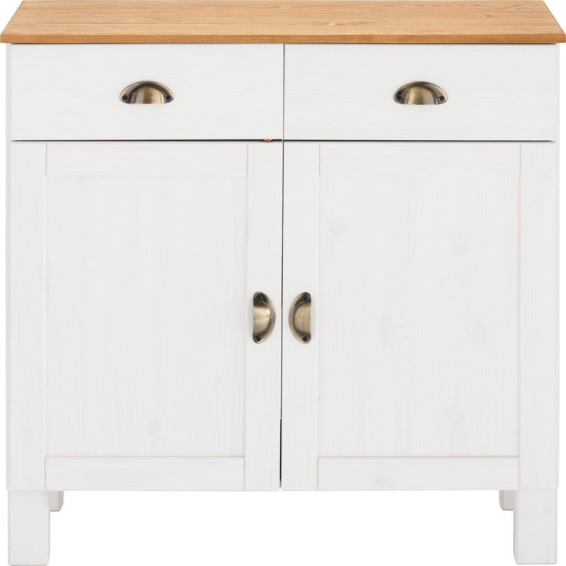Scoville 85cm Sideboard, White/Oak
