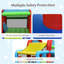 Jeu gonflable 14 'x 10' avec glissade