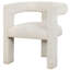 Chaise d'appoint rembourrée 1pc Contemporary Boucle
