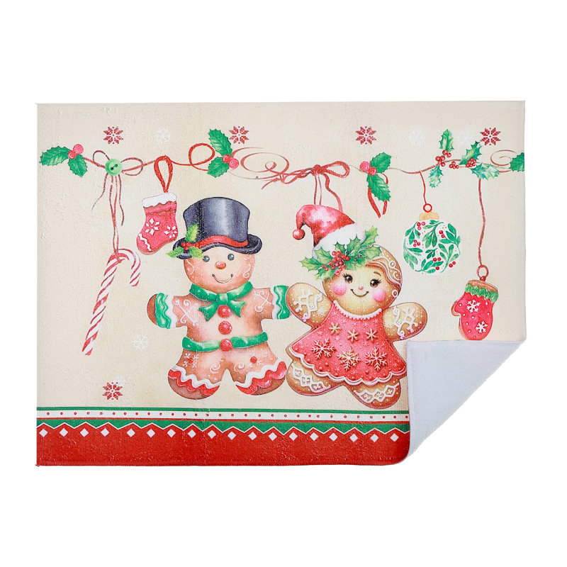 Tapis de séchage en microfibre (pain d'épices) - ensemble de 2